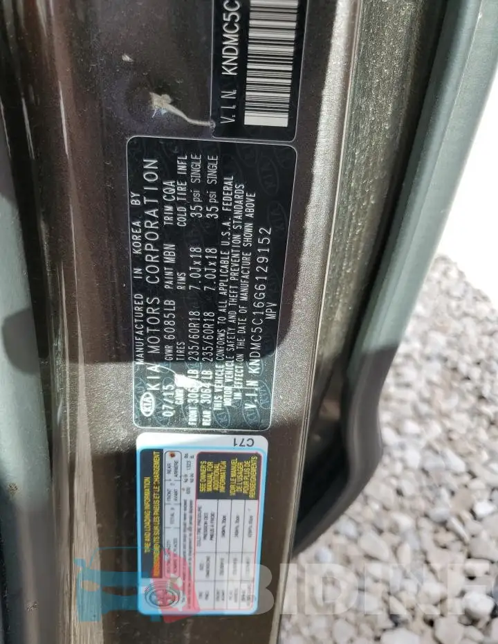 KNDMC5C16G6129152 Photo# 13