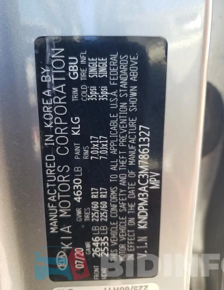 KNDPM3AC3M7861327 Photo# 12
