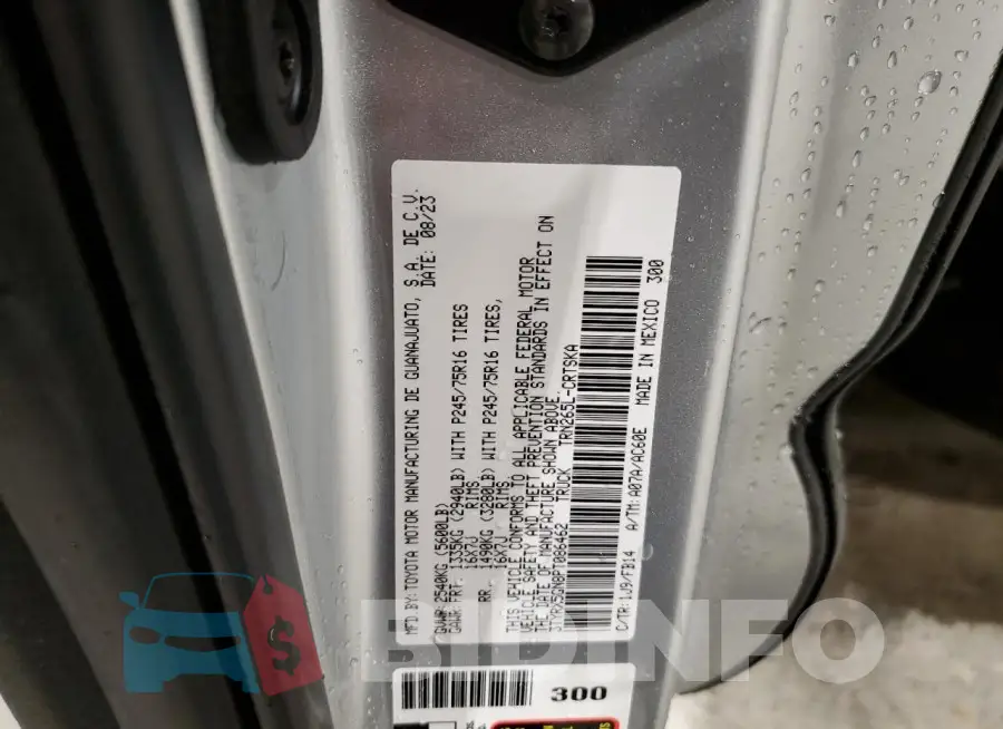 3TYRX5GN8PT086462 Photo# 12
