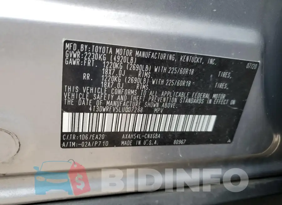 4T3DWRFV5LU007288 Photo# 13