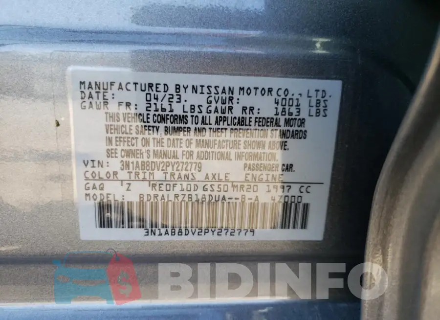 3N1AB8DV2PY272779 Photo# 13