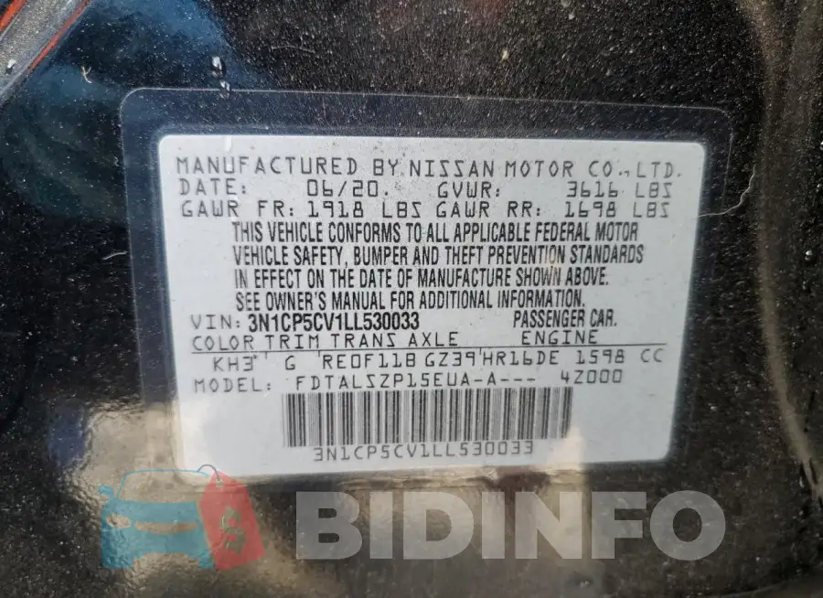 3N1CP5CV1LL530033 Photo# 13