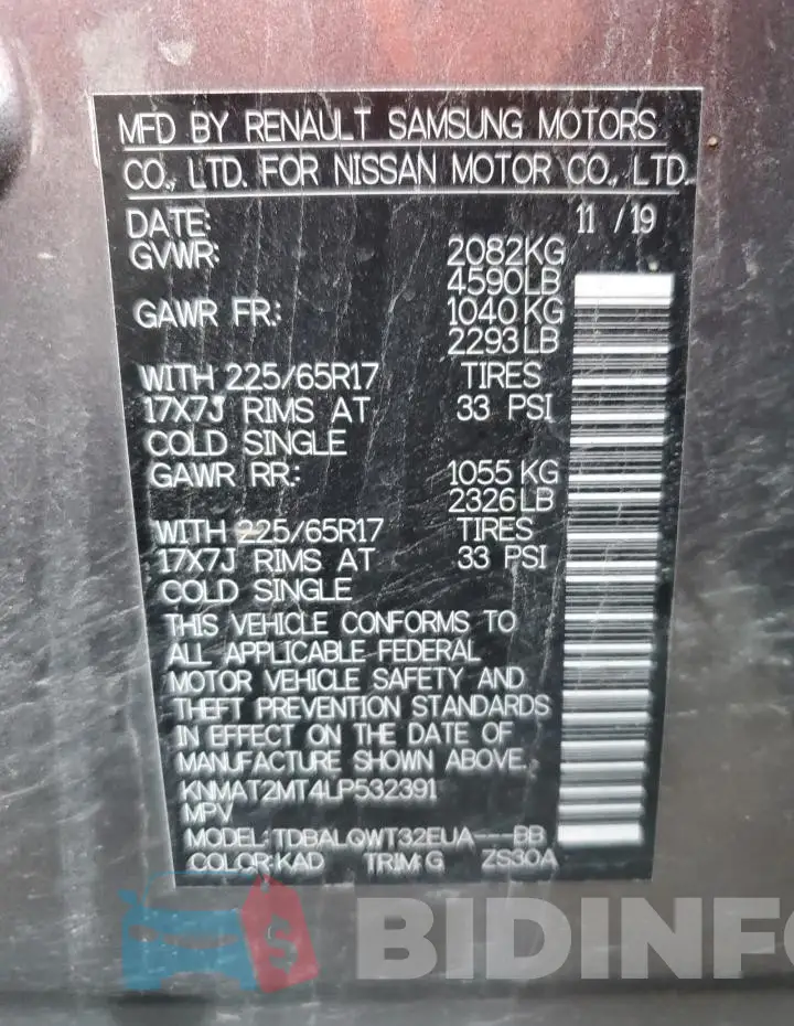 KNMAT2MT4LP532391 Photo# 13