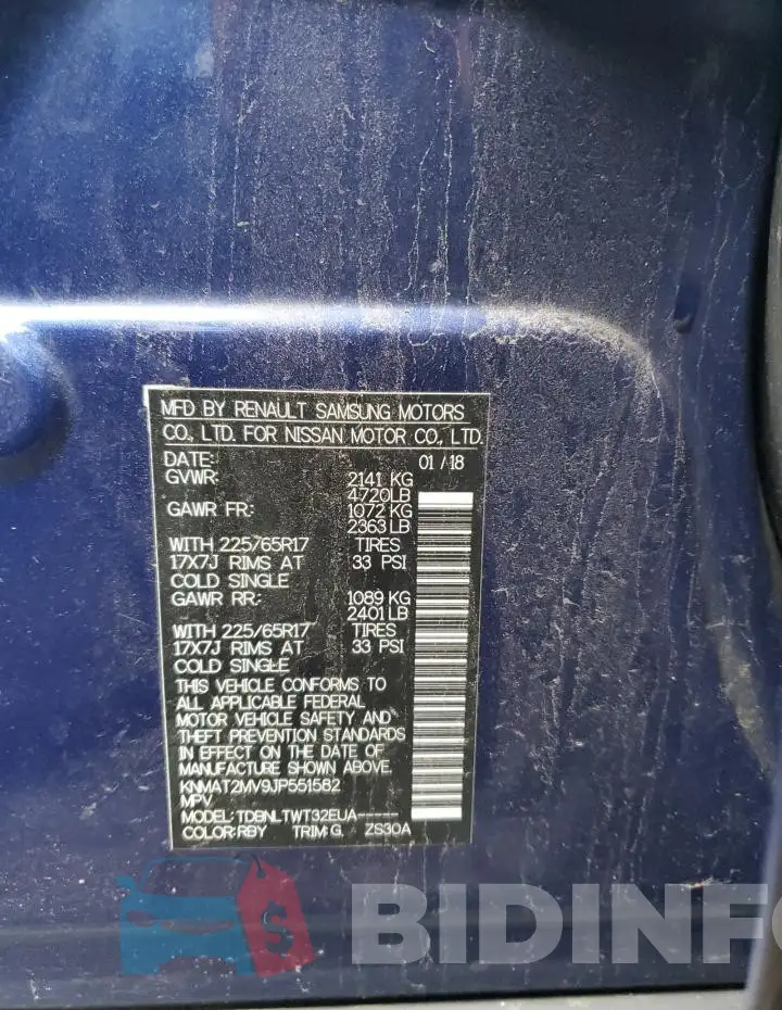 KNMAT2MV9JP551582 Photo# 12