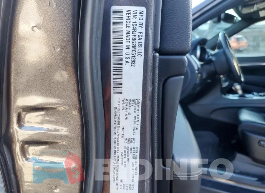 1C4RJFBG2MC512932 Photo# 13