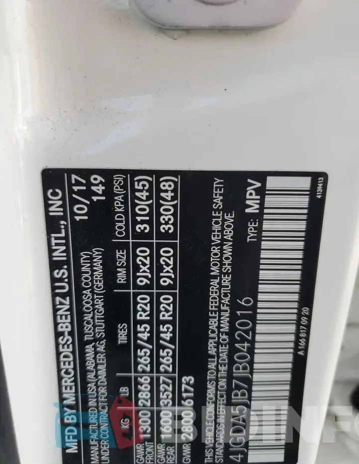 4JGDA5JB7JB042016 Photo# 12