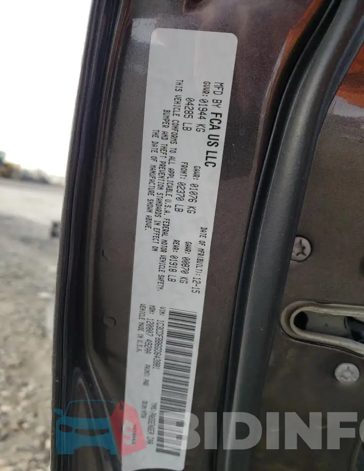 1C3CDFBB6GD643981 Photo# 12