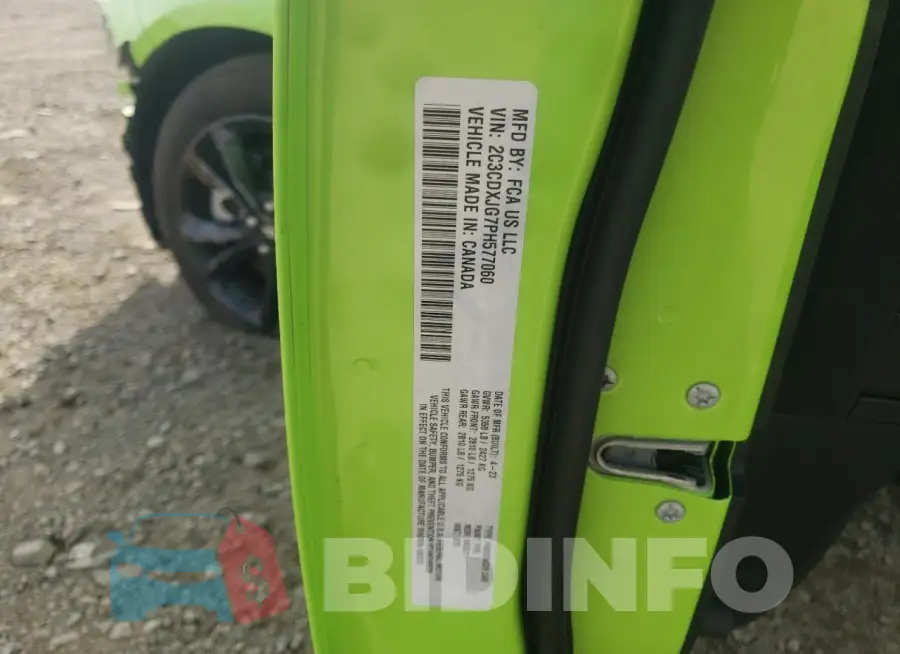 2C3CDXJG7PH577060 Photo# 13