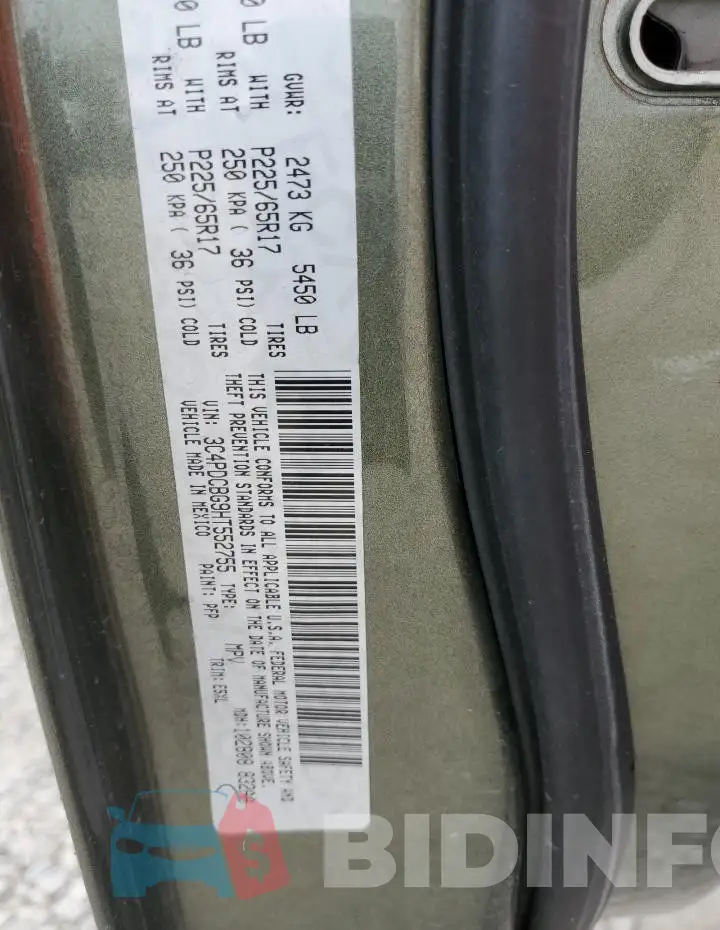 3C4PDCBG9HT552755 Photo# 12