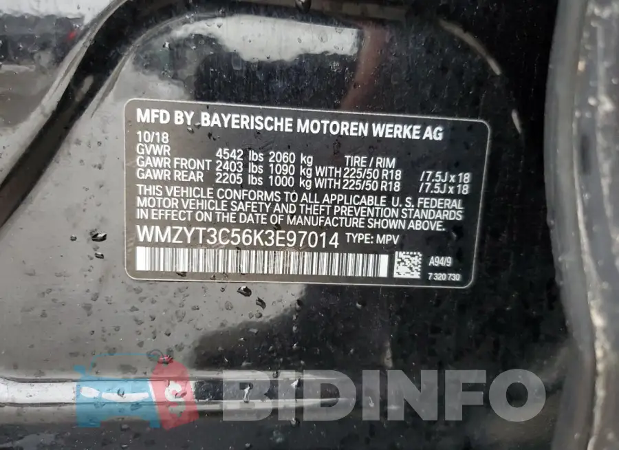 WMZYT3C56K3E97014 Photo# 12