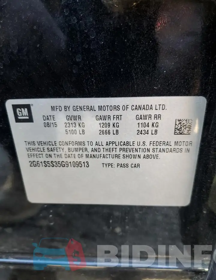2G61S5S35G9109513 Photo# 13