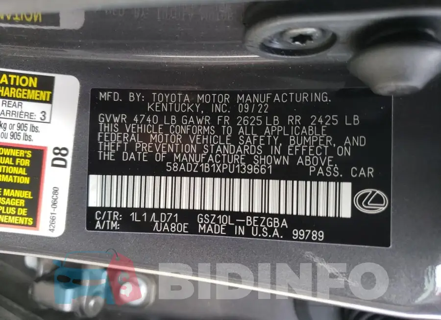 58ADZ1B1XPU139661 Photo# 12