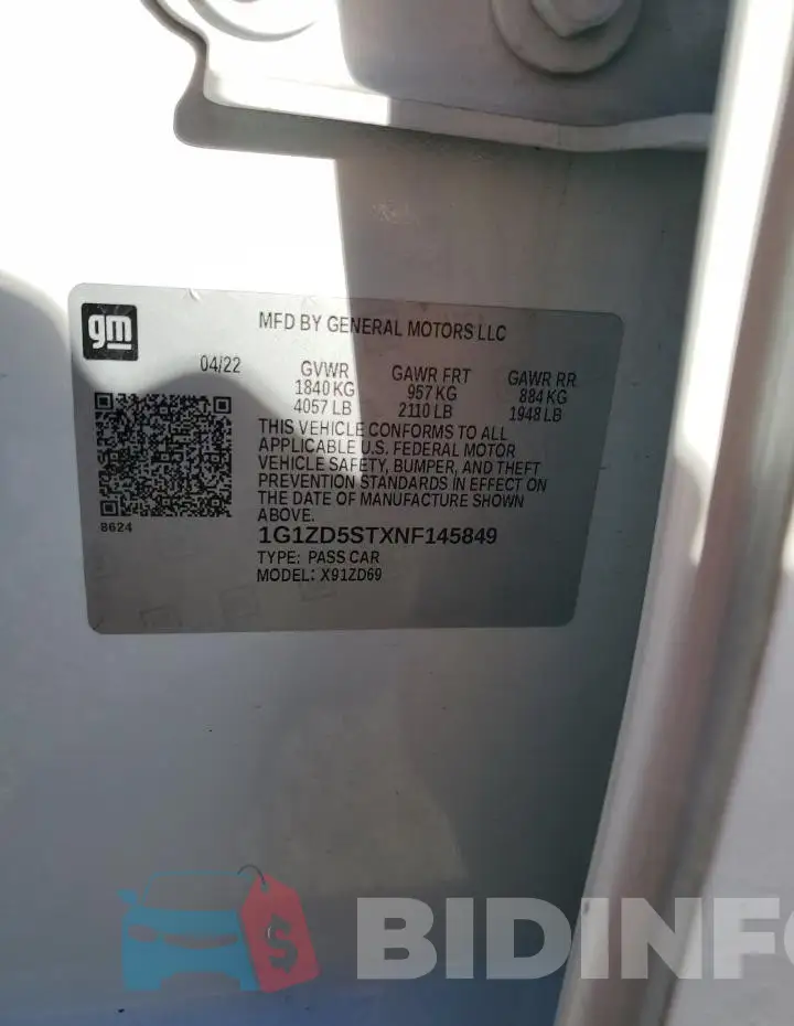 1G1ZD5STXNF145849 Photo# 12