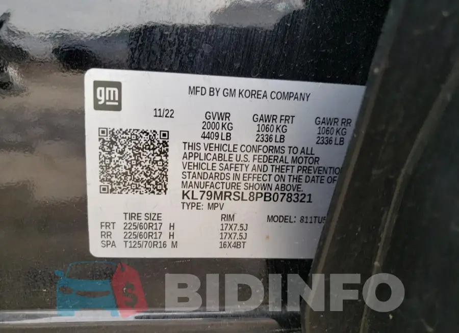 KL79MRSL8PB078321 Photo# 13