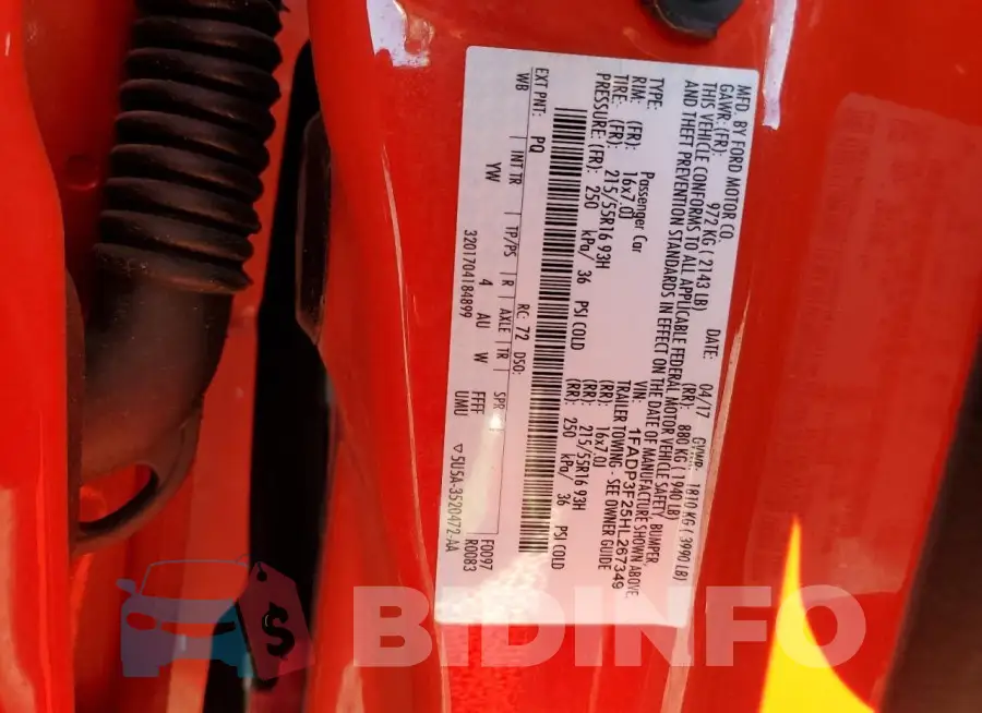 1FADP3F25HL267349 Photo# 12