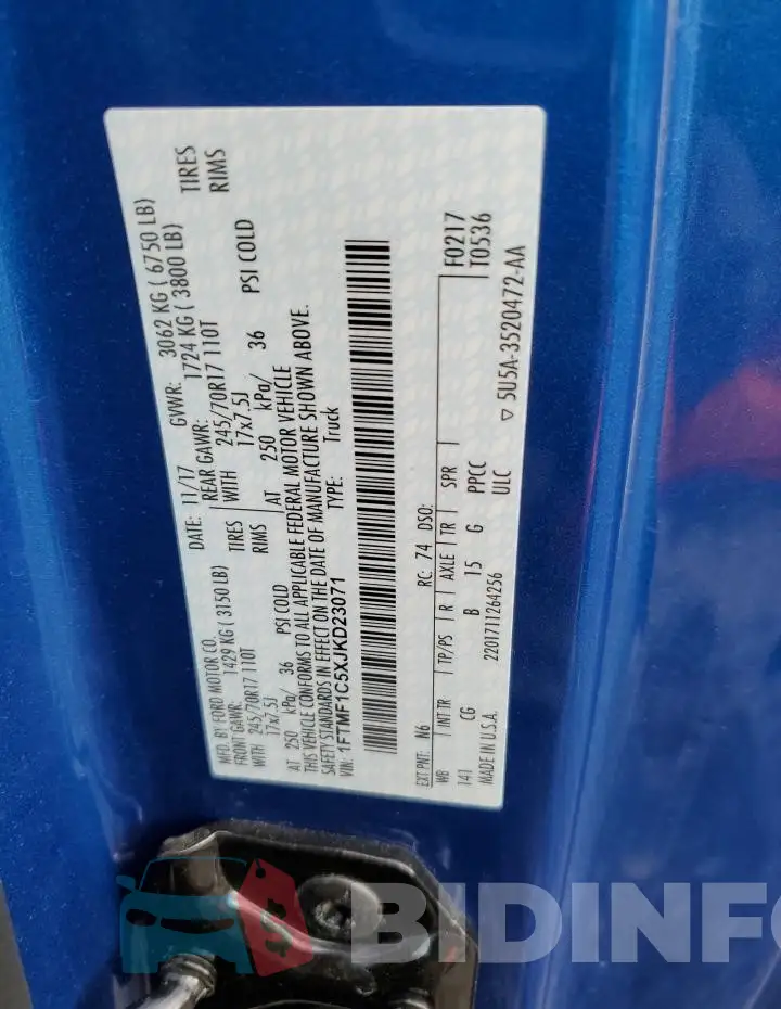 1FTMF1C5XJKD23071 Photo# 12
