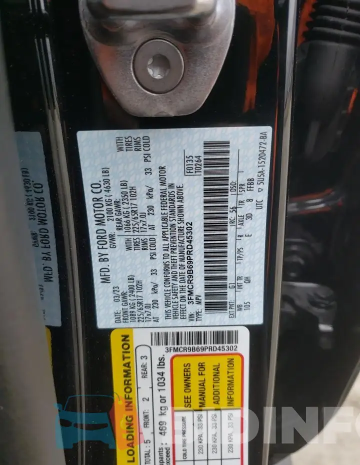 3FMCR9B69PRD45302 Photo# 12