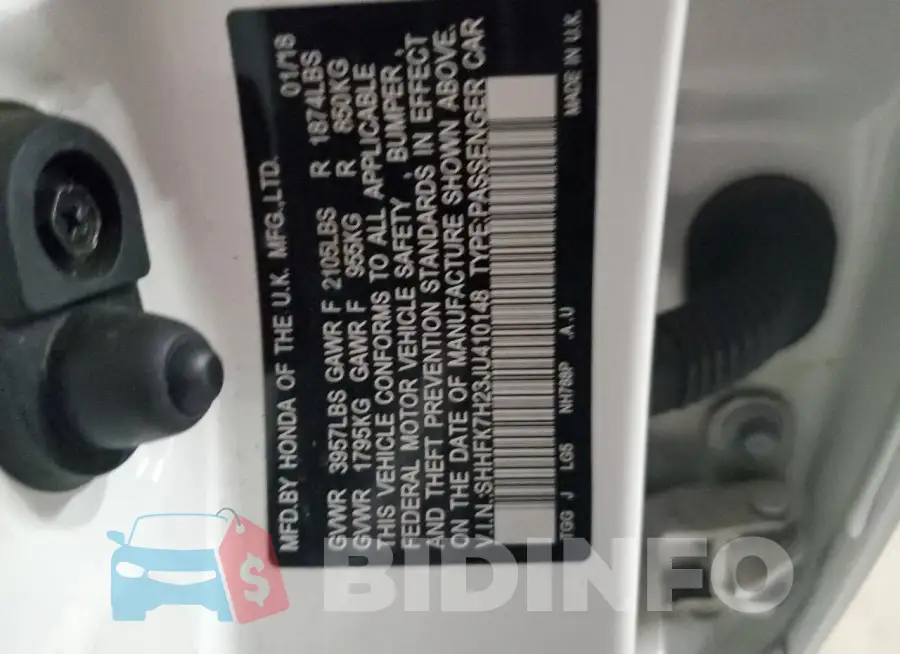SHHFK7H23JU410148 Photo# 12