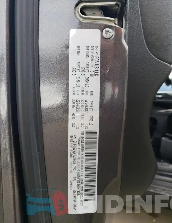 2C4RDGEG6KR534753 Photo# 13