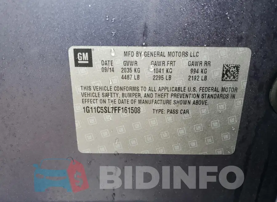 1G11C5SL7FF161508 Photo# 12