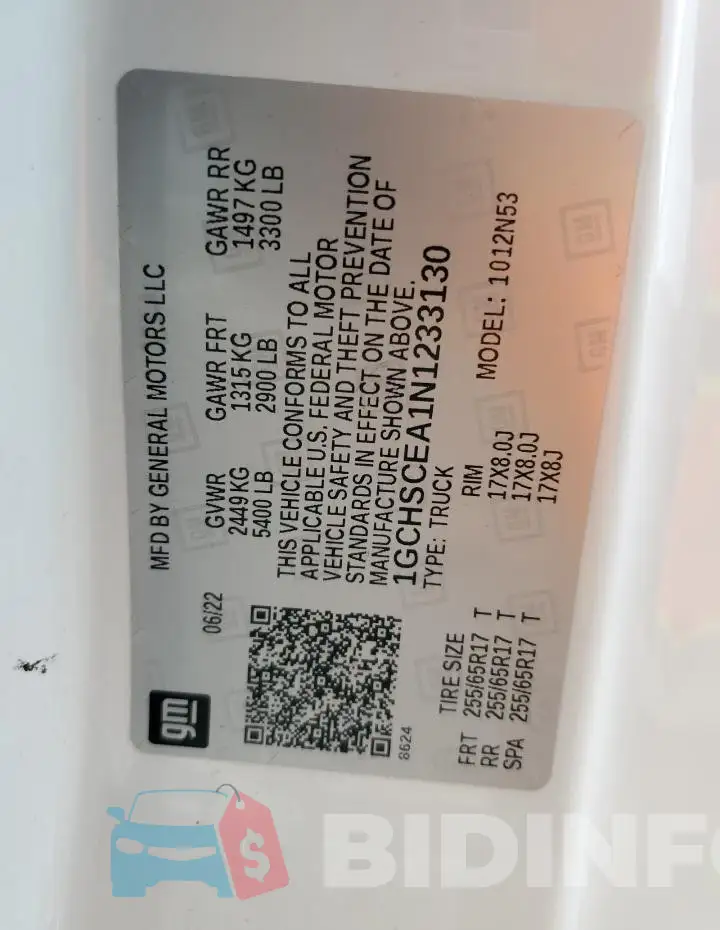1GCHSCEA1N1233130 Photo# 13