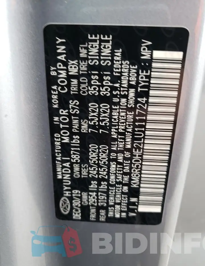 KM8R5DHE2LU111724 Photo# 13