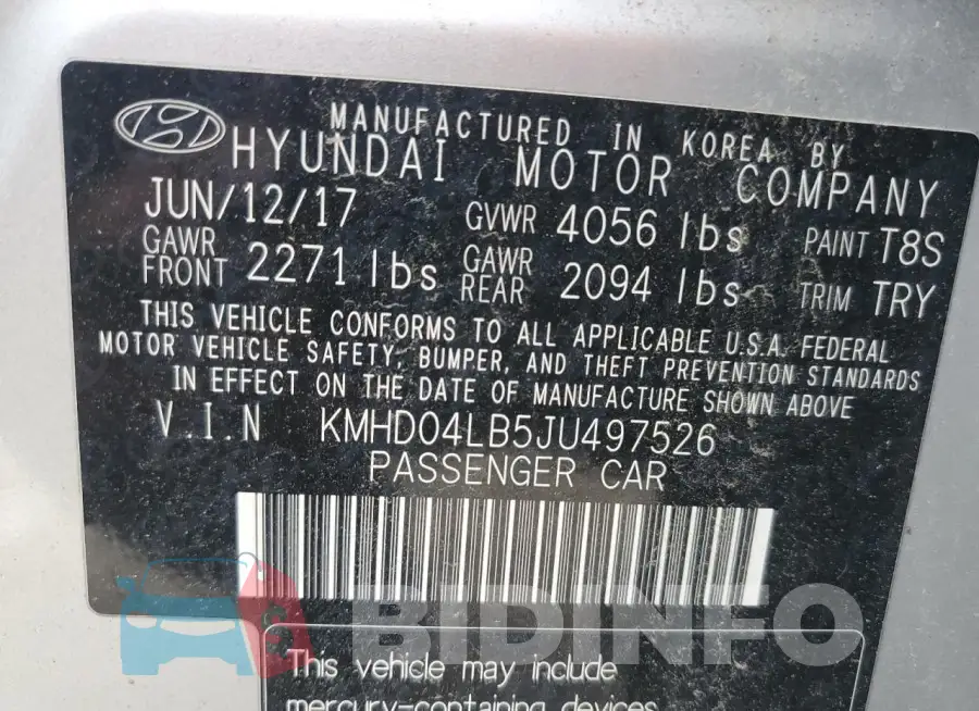 KMHD04LB5JU497526 Photo# 12