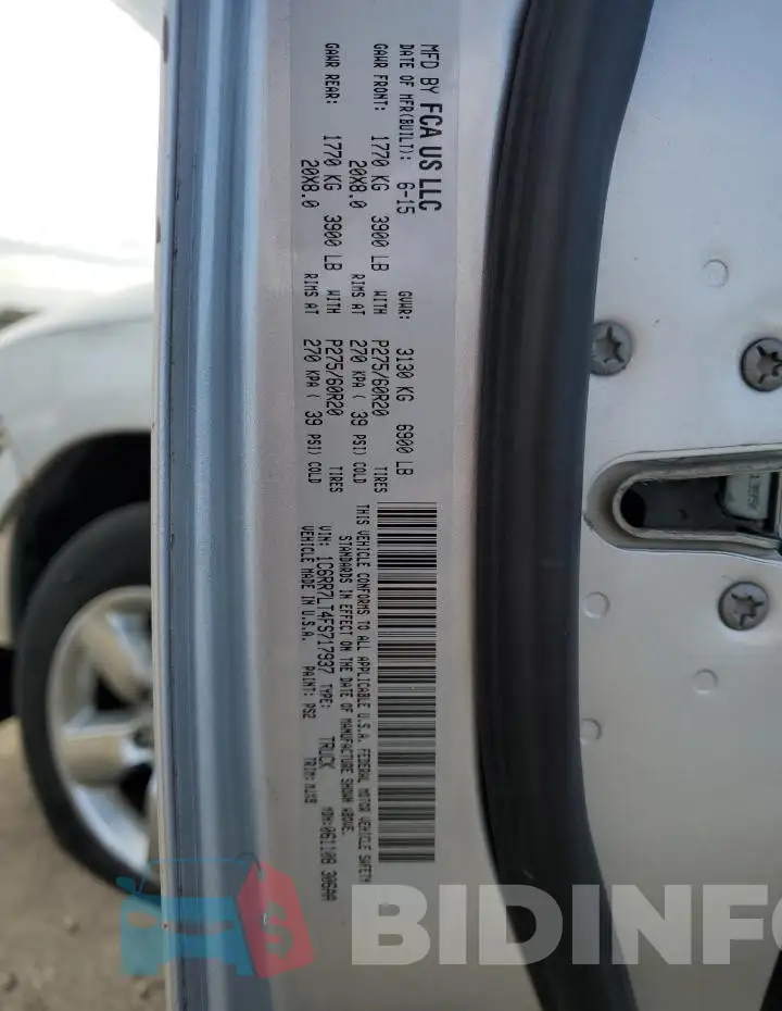 1C6RR7LT4FS717937 Photo# 12