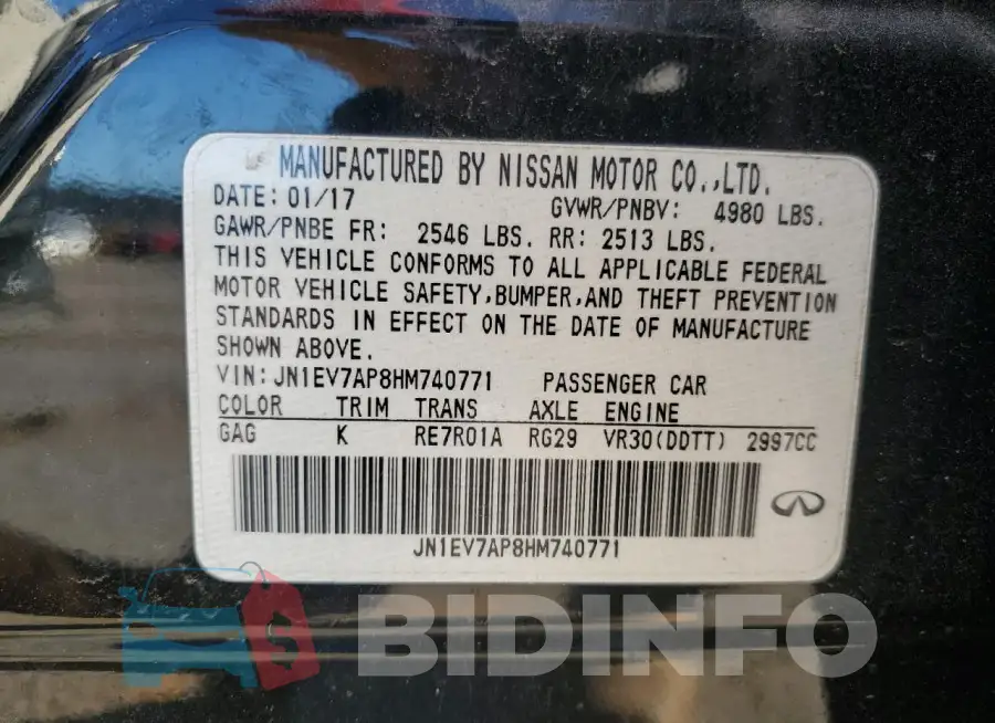 JN1EV7AP8HM740771 Photo# 12