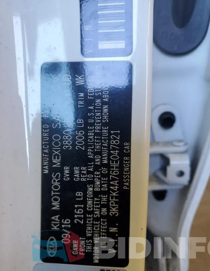 3KPFK4A76HE047821 Photo# 12