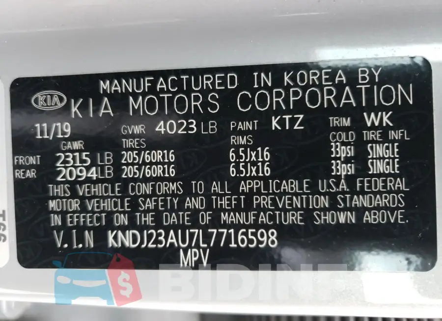 KNDJ23AU7L7716598 Photo# 13