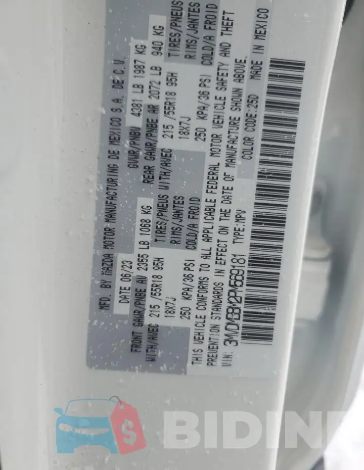3MVDMBBM2PM569181 Photo# 12