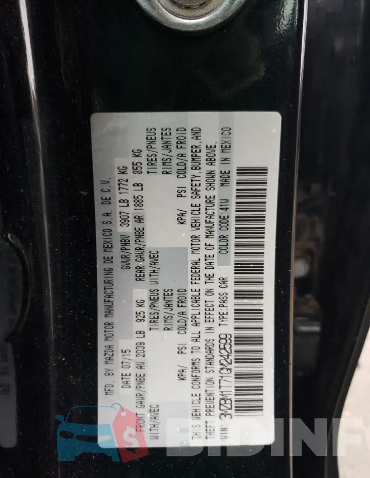 3MZBM1T71GM242599 Photo# 13