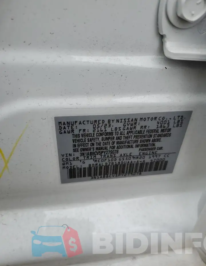 3N1AB8CV5PY279078 Photo# 12