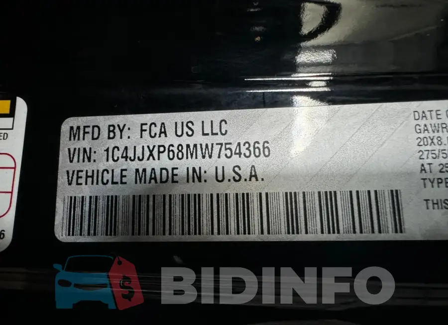 1C4JJXP68MW754366 Photo# 10