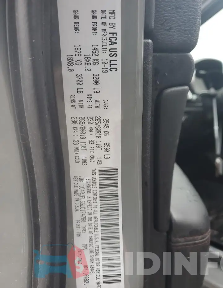 1C4RJFLG5LC174780 Photo# 12