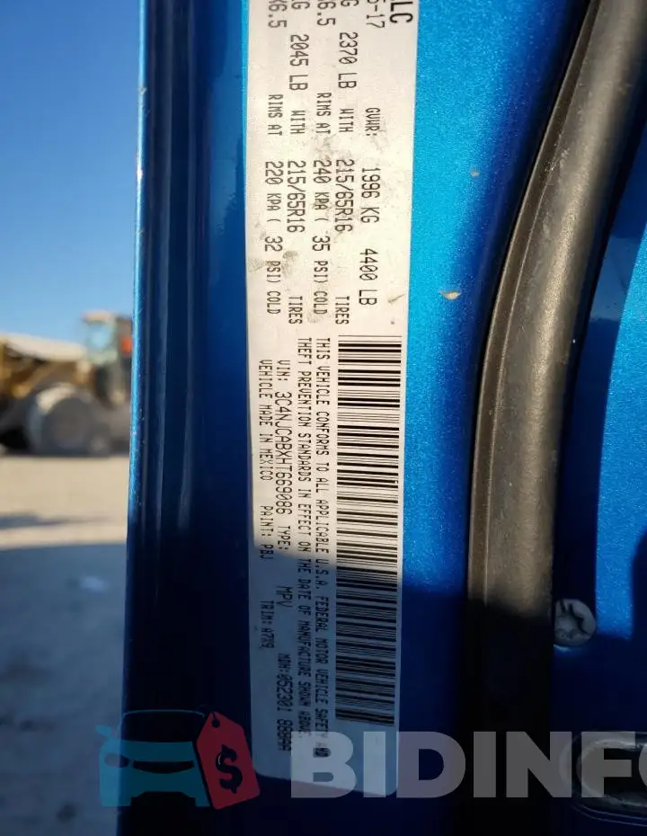 3C4NJCABXHT669086 Photo# 13