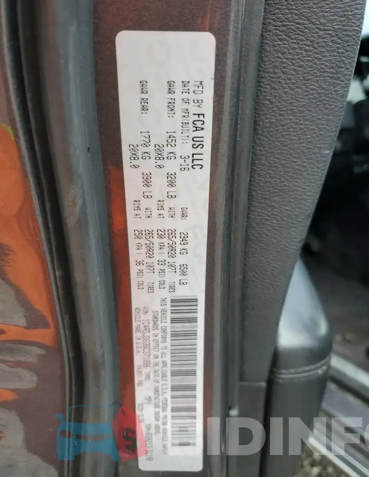 1C4RDJDG3GC371896 Photo# 13