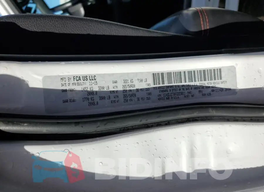 1C4SDJCTXFC223811 Photo# 13