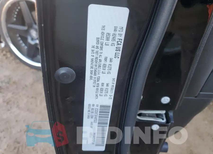 2C3CDXCT6FH875222 Photo# 13
