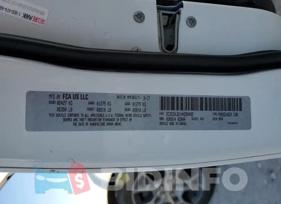 2C3CDXJG1HH599492 Photo# 12