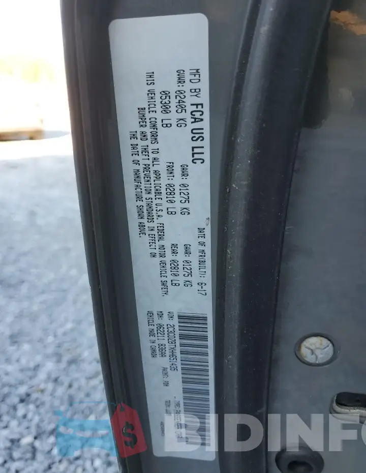 2C3CDZBTXHH651435 Photo# 12