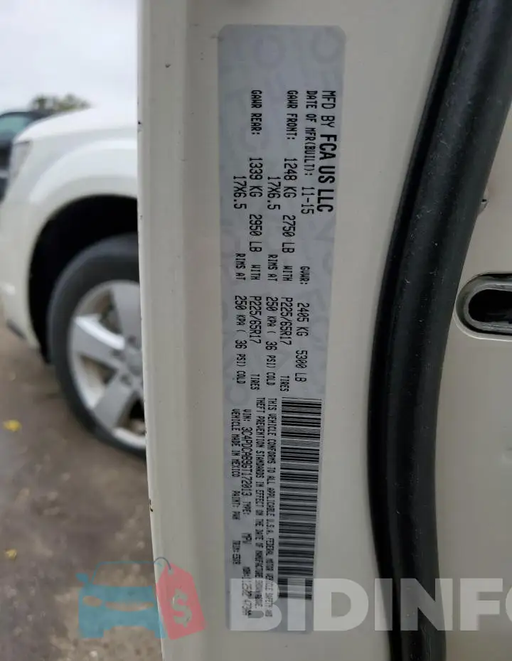 3C4PDCAB9GT172013 Photo# 13