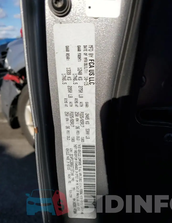 3C4PDCBB6GT157144 Photo# 13