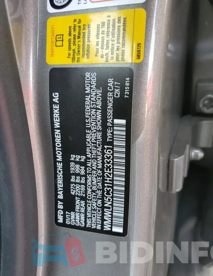 WMWLN5C31H2E33361 Photo# 12
