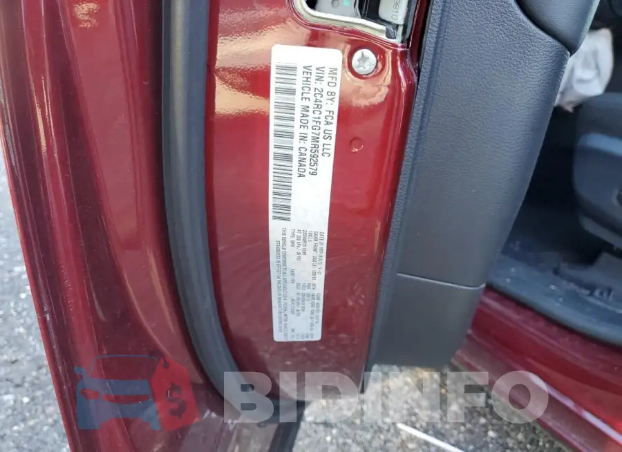 2C4RC1FG7MR592579 Photo# 13