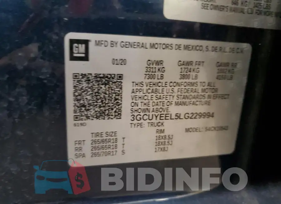 3GCUYEEL5LG229994 Photo# 12