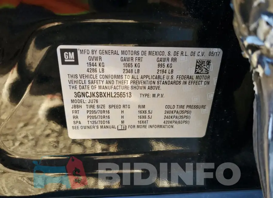 3GNCJKSBXHL256513 Photo# 12