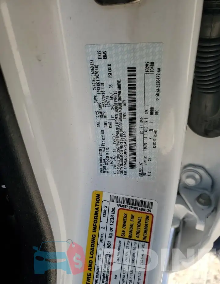 1FMEE5BP9PLA98139 Photo# 12