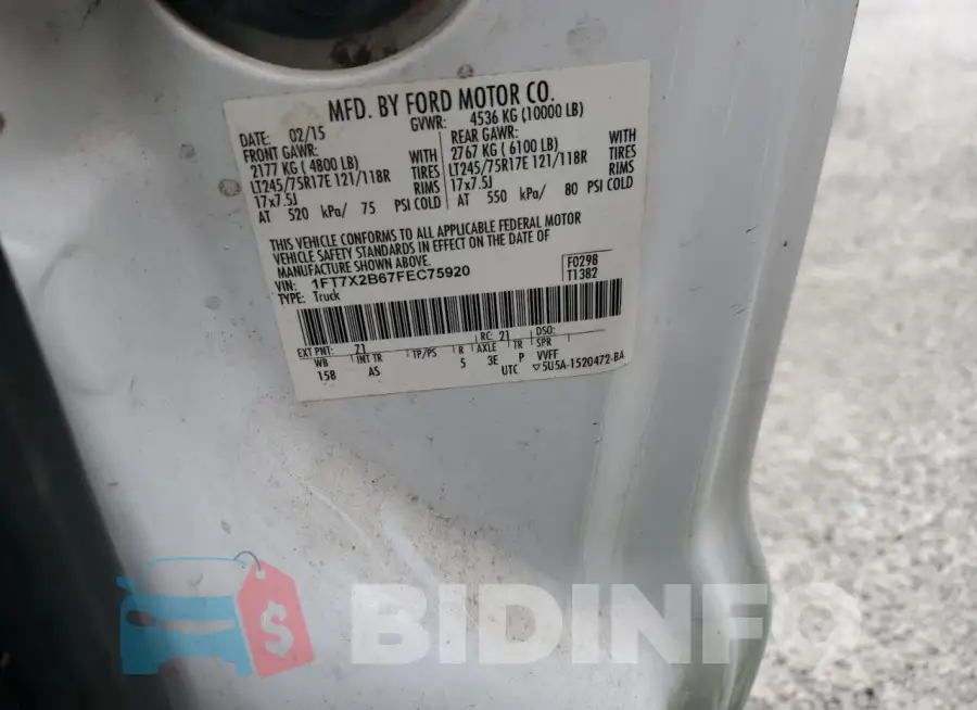 1FT7X2B67FEC75920 Photo# 12